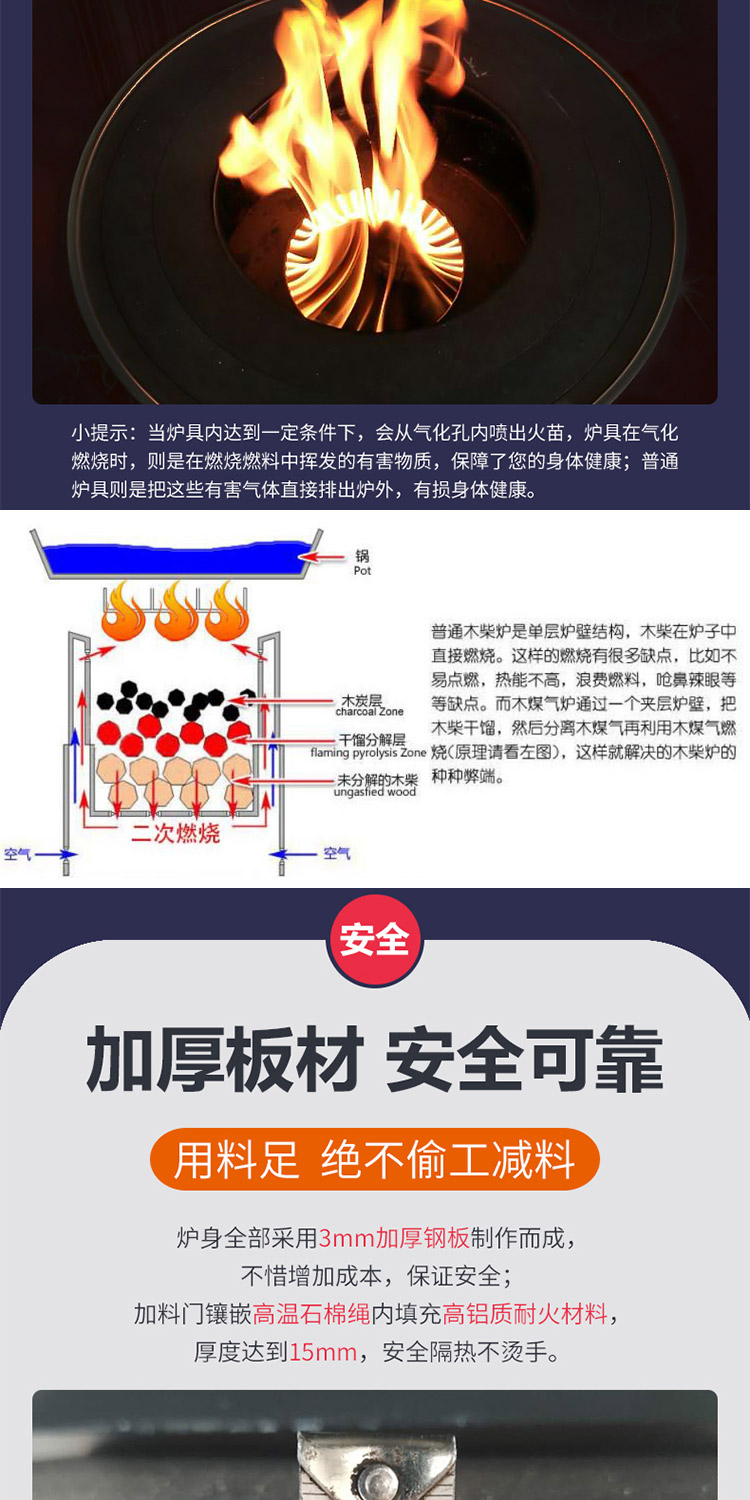 多功能柴煤兩用柴火爐【爐具】-焱森爐業