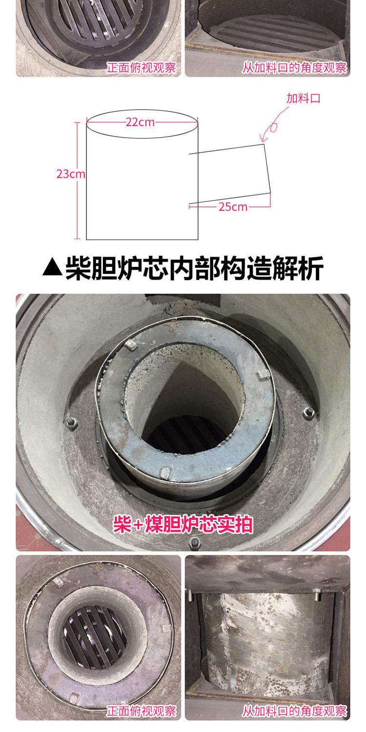 多功能柴煤兩用柴火爐【爐具】-焱森爐業