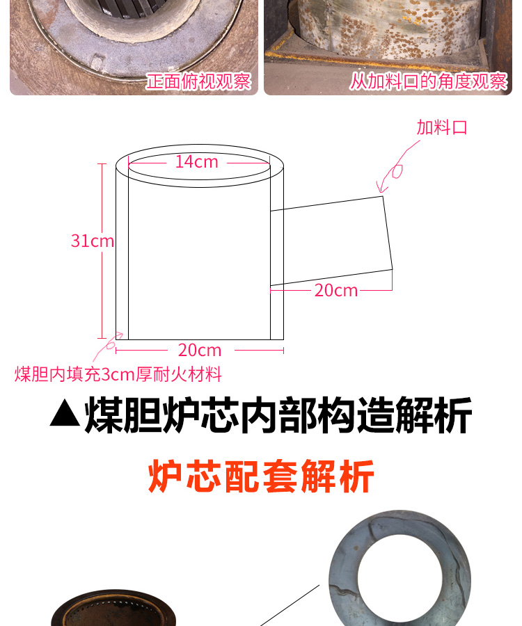 多功能家用柴火爐-0.8米正方形有機鋼化玻璃桌面【爐具】